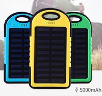 Universal Waterproof Solar Power Bank Portable Chargers For Phone External Battery Fast Charging with LED Flashlight