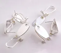 Taidiaanse zilveren vingernagel oorrangpost voor inheemse vrouwen kralenwork oorrang sieraden vinden maken 50 stukslot11169563