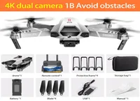 P5 Drone 4K Aircraft Dual Camera Professional Aerial Pography Infrared Obstacle Avoidance Quadcopter RC Helicopter Toys 1pc7255724