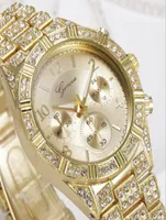 Fashion horloges Michael Quartz bekijk Casual Full Steel Dial Style Woman All the Sky Stars Crystal Diamond Rome Word Dial Styl8702799