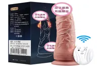 Gran tamaño, consolador realista suave del pene artificial dick Phallus adultos juguetes sexuales para la mujer simulación didlo lesbiana lo8112428591