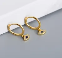 Hoop Huggie 18k Gold 100 Authentic 925 Sterling Silver Earn Earring Arrings Jewelry Women039S CE1298607461