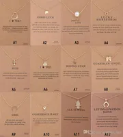 Dogeared Europe and America South Korea Elephant Unicorn Alloy Clavicle Chain Key Necklace Horse Pendant Female Jewelry Card8249732