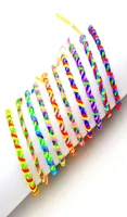Bohemian Boho Bracelet Women Jewelry Rainbow Handmade Cord Braided String Friendship Bracelets for women8975280