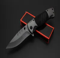 New OEM Brown F83 DA104 DA72 Fastopening Tactical folding knife Grey Titaniun Blade Steelaluminum handle camping knives wtih ret8312601