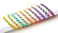 Bohemian Boho Bracelet Women Jewelry Rainbow Handmade Cord Braided String Friendship Bracelets for women5029685