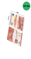 Movie Geld 10 Euro speelgoed Valuta Copy Copy Fake Money Children Cadeau 50 Dollar Ticket1603377