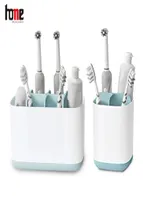 電気歯ブラシホルダーストレージ歯磨き粉スタンドプラスチック容器メイクアップケースシェービングブラシバスルームオーガナイザーアクセサリー2105537108