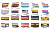 Pride Badge Bisexual Pansexual Brooch Lesbian Pride Pin Flag LGBTQ Gay Flag Lapel Pin2940485