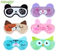 Eye Mask Reusable Gel Beads Cold Pack for Girl Kid Cooling Therapy Soothing Visual Fatigue Remove Dark Circles Cute Ice Bags 220622509109