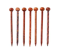 Phenovo 12PCS Printed Pattern Wooden Hair Stick Women Hair Pin Wood Vintage for Wedding Prom Bridal Accessories 13cm6359907