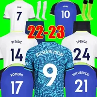 Maglie da calcio Kane Figlio Richarlison Versione giocatore Kulusevski Hojbjerg Spurs 22 23 Perisic Third Romero Tottenham Football Kit Shirt Bentancur Men Kit Kit