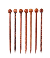 Phenovo 12PCS Printed Pattern Wooden Hair Stick Women Hair Pin Wood Vintage for Wedding Prom Bridal Accessories 13cm5282338