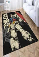 Carpets Gundam Carpet For Living Room 3D Hall Furniture Floor Mat Bath Anime Area Rug Teenager Bedroom Decora Children Furry MatCa4123365