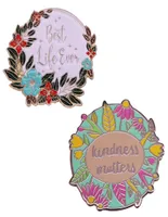 Citas cl￡sicas Men Women039s Broches Lapel Pins para mochila Pins de esmalte Decorativo Insignias Accesorios de joyer￭a2923261