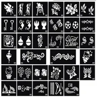 Glitter Tattoo stencil design for Body art Painting 100 sheets mixed designs Supply 8296362
