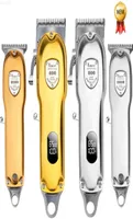 Resuxi All Metal T101 Trimmer for Men Barber Shop Homemake Cipper Cipper Shaver Máquina de corte de cabello USB 2021 Newt220717654516