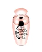 Your Wings were Ready My Heart was Not Cremation Urns Ashes Holder Keepsake Memorial Mini Urn Funeral Urn Jewelry 70x45mm2805945