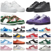 Clark Low 1 One Basketball Shoes Men Women Panda Sneakers Dodgers Why So Sad Cactus Jack UCLA AE86 Orange Lobster Purple Green Year of the Rabbit Trainers Big Size 13