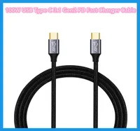 2PCSLOT 100W USB Type C 31 Gen2 PD Fast Charger Cable 4K HD 10Gbps Data Cable for SwitchMacBook 1M PC Accessories9463514