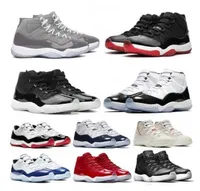 basketball shoes High 11 Cool Gery low 11 men white Bred Concord 45 legend blue 25th Anniversary citrus Closing cap and gown platinum tint