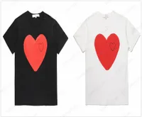 Erkekler Giyim Tasarımcısı T Shirt Tişört Grafik Tee Giyim Giysileri Yarım Kalp Polka Dot Kalp Pembesi Pamuk Pamuk Mürettebat Geter Olan Nefes Alabilir