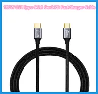 2PCSLOT 100W USB Type C 31 Gen2 PD Fast Charger Cable 4K HD 10Gbps Data Cable for SwitchMacBook 1M PC Accessories1593927