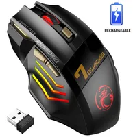 MICE Ordinateur de souris sans fil rechargeable Bluetooth Gamer Gamer Ergonomic Gaming Mouse Silent USB Mause RVB MICE POUR PC OPROPOPRE T225354523