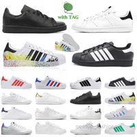 Men Running shoes Size 36-44 OG Stan Smith Mens Women Casual Shoe Triple Black White Oreo Laser Golden Platform trainers Sports Sneakers Trainers outdoor