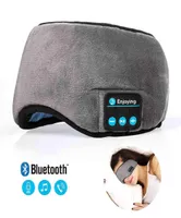 Bluetooth Sleeping Headphones Eye Mask Sleep Headband Soft Elastic Comfortable Wireless Music Earphones 2205094028255