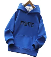 Hoodies Sweatshirts Autumn Children039S سترة الكورية النسخة الوسطى والكبار الأطفال 039S مقنعين علوي كامل 7930788