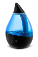 Crane USA Top Fill Drop 1 Gallon Ultrasonic Cool Mist Humidifier with 24 Hour Run Time Black