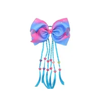Party Gunst Childrens Decorations Bow Hair Loop Rope Rainbow Braid Girls Stage Accessories T2I52736 Drop Delivery Home Garden Festiv DH0MQ