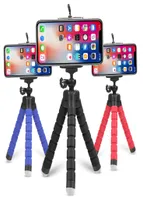 Гибкая губка осьминога смартфона для осьминога для осьминога для iPhone Samsung Xiaomi Oppo Vivo Camera Camera Dopect Clip Stand7091143