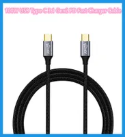 2PCSLOT 100W USB Type C 31 Gen2 PD Fast Charger Cable 4K HD 10Gbps Data Cable for SwitchMacBook 1M PC Accessories5647010