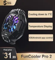 Originale Black Shark 4 3 Pro 2 Pro Fun Cooler Cooler Refloding Liquid Raffrending Clip per Xiaomi Mi 10 Pro Rog 2 3 Red Magic Funcooler4640446