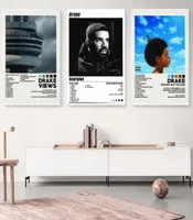 Toile peinture Rien ￩tait la m￪me vue de la musique album de musique Affiches ￩toiles et imprim￩s Wall Picture Art for Home Room Decromeless6218142