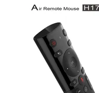 H17 Voice Remote Control 24G Souris d'air sans fil avec gyroscope microphone d'apprentissage IR pour Android TV Box H96 Max X96 X4 X96 MAX P7952923