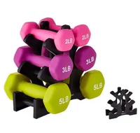 Accessoires 2021 Gewichtheffende Dumbbell Rack Stand Support Vloer Bracket Home Oefening Equipments2773035