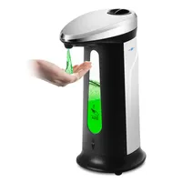 Liquid Soap Dispenser 400 ml Volledige automatische slimme sensor Touchless Sanitizer Portable S Bottle voor keukenbadkamer 230109