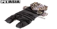 PETASIA Winter Dog Clothes New Down Jackets For Small Medium Dogs Thick Leopard Coat Living Waterproof Fabric Pet Clothes 201109