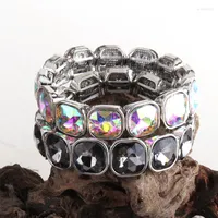STRAND MD Designer Fashion Women Armbander Rhodium Geplaatste zomer multicolor kristallen armbanden voor sieradencadeau