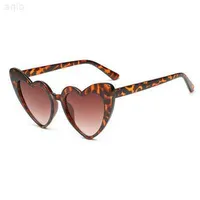 Qualität Sonnenbrille günstiger Preis herzförmige Verlaufsfarbe Sonnenbrille Herren Mode Liebe Brillen Frauen Sonnenbrillen