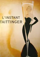 Retro French Taittinger Champagne Drink Woman Paintings Art Film Print Silk Poster Home Wall Decor 60x90cm