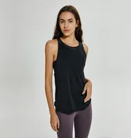 Fashion enti￨rement yoga Vest Tshirt Couleurs solides femmes Fashion Outdoor Yoga Tanks Sports Running Gym Tops Clothes8679260