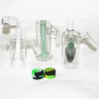 6 Styles Hookahs 45 90degree Glass Reclaim Ash Catcher For Bong 14mm female male joint glass drop down adapters with tobacco bowl quartz banger
