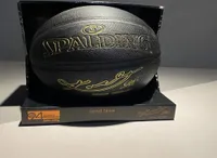 スポルディング24Kブラックマンバ商品バスケットボールボールカモフラージュ記念版耐抵抗性サイズ7グラフィティイエローグリーントレンド1345505