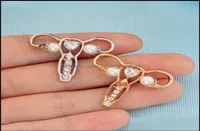 Pinsbrooches Jewelry Golden Sier macior Pearl Special Enamel Bratoon Brooch Prezent Kreatywny list Lapels Dżins Pins Kobieta Żyd5688491