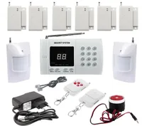 Wireless PIR Home Security Einbrecher Alarmsystem Auto -Wähldialer 6x Türwindows Alarmsensor 2x PIR Infrarot Bewegung Alarm Sens777508