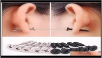 Jewelry Drop Delivery 2021 5 Color 30PcsLot Single Fashion Unisex Fine Ear Cuff Stainless Steel Whole Screw Stud Earrings Body Pi4885986